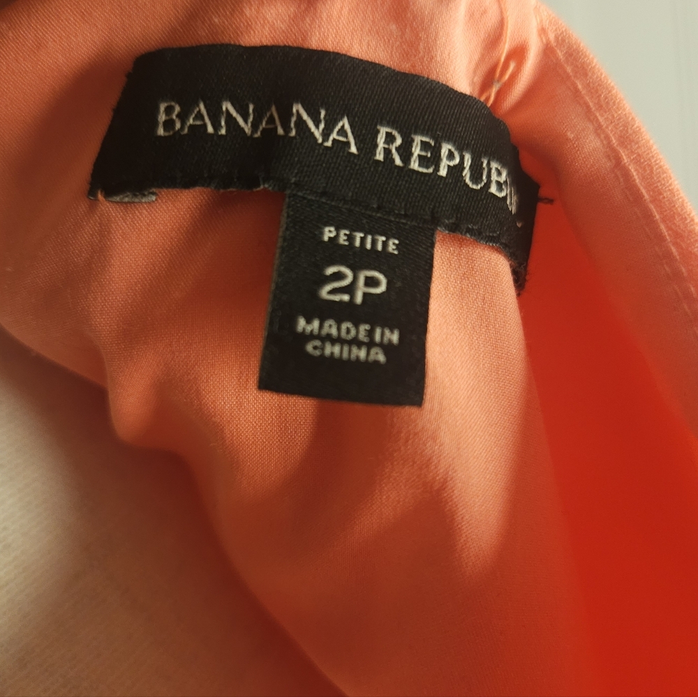 Banana Republic Coral Sleeveless Shift Dress - Picture 6 of 7